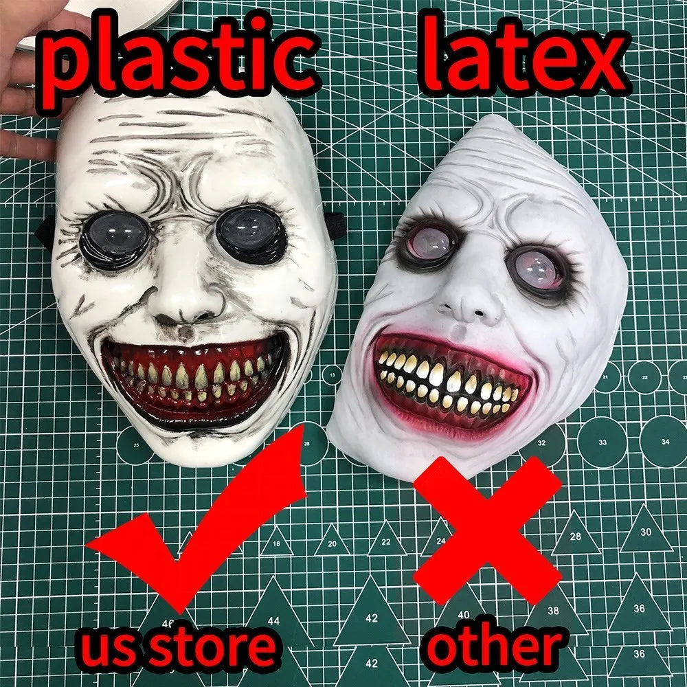 Horror The Exorcist Smiling Demon Face Mask