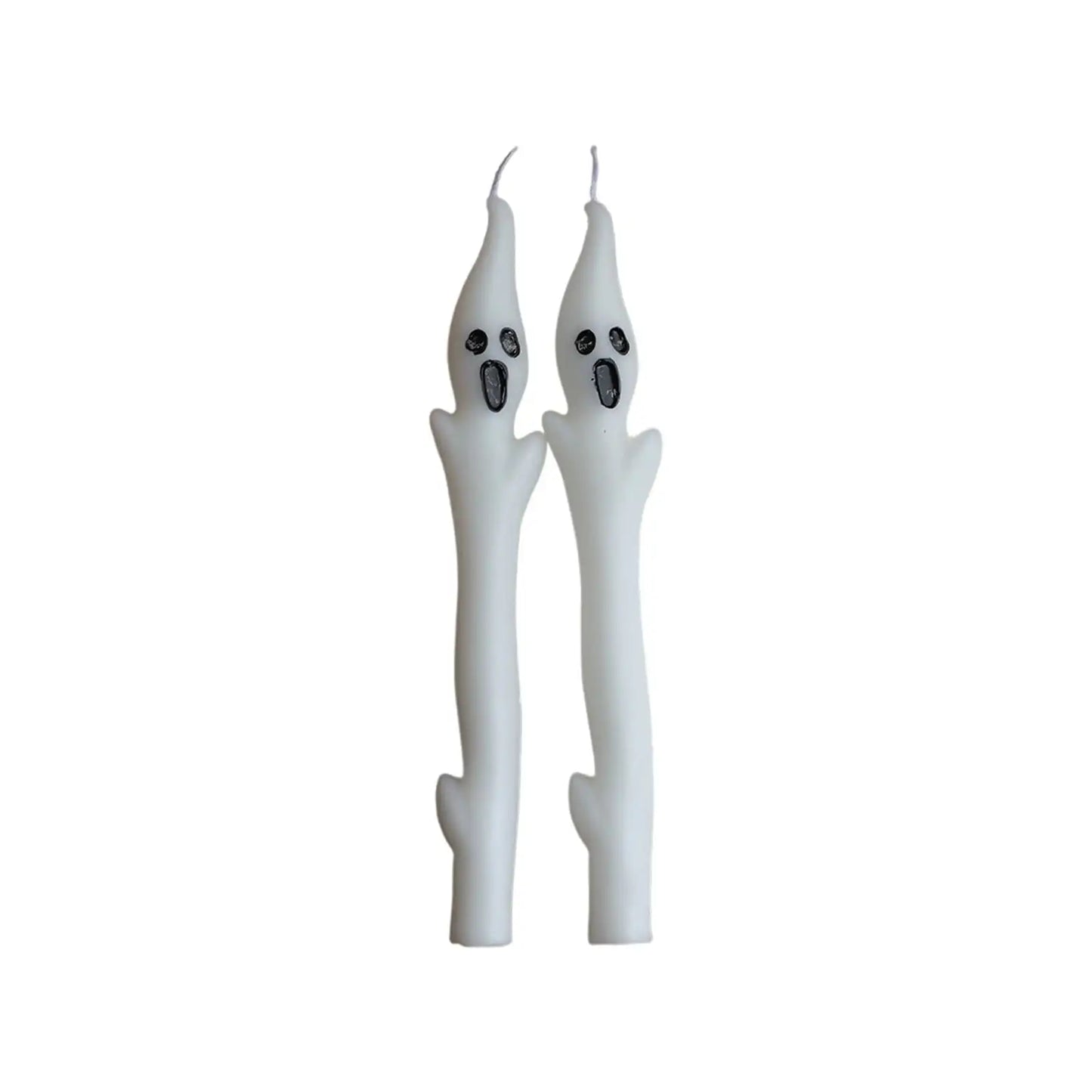 12Inch Hand-Dipped Ritual Candles With Floating Phantom Silhouettes