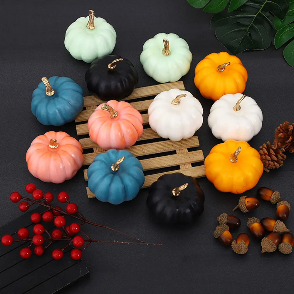 Small Foam Artificial Pumpkin Table Decoration