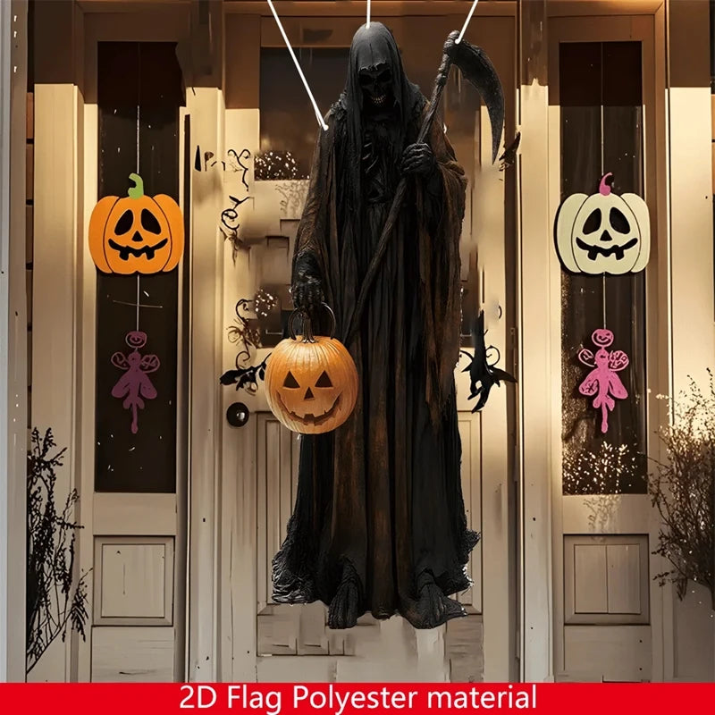 2D Halloween Horror Evil Pumpkin Man