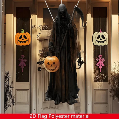 2D Halloween Horror Evil Pumpkin Man