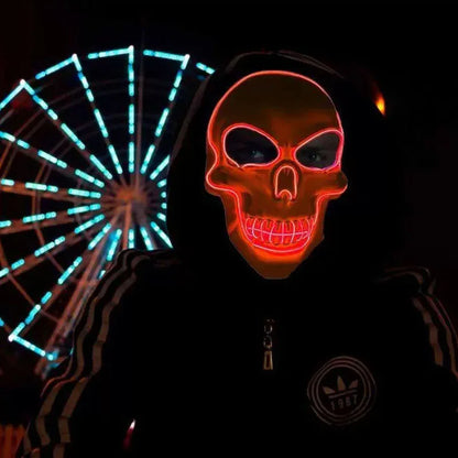 Skull Mask LED Cold Light