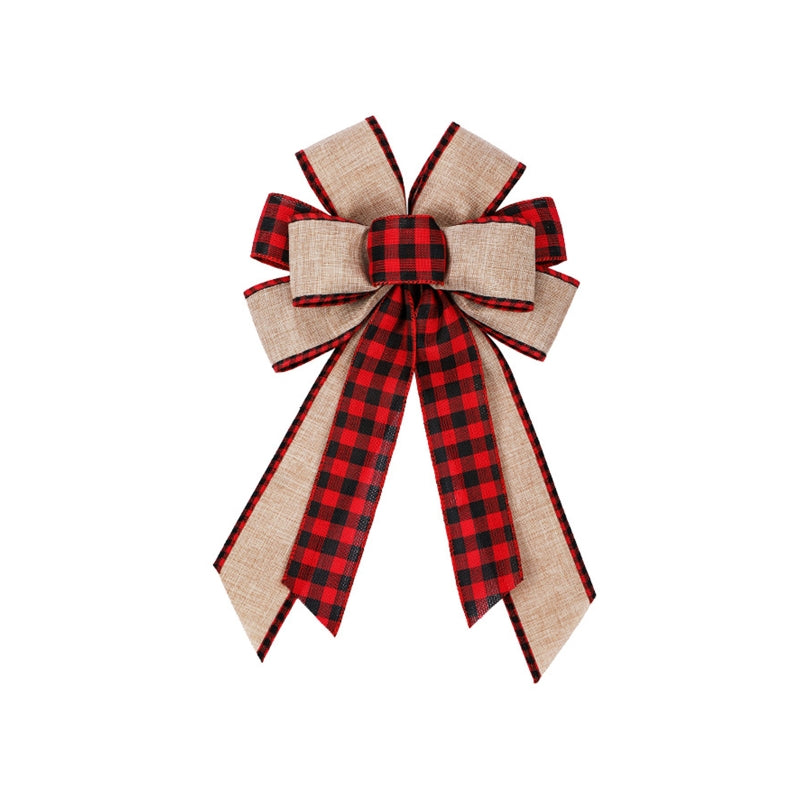 Christmas Tree Bow Large Gift Bows - 9 Inch