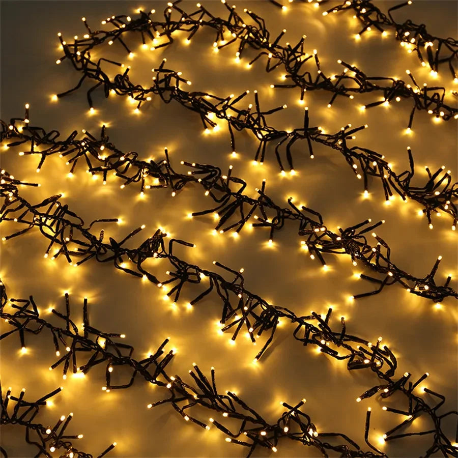 30M 2000 LED Cluster Christmas String Lights