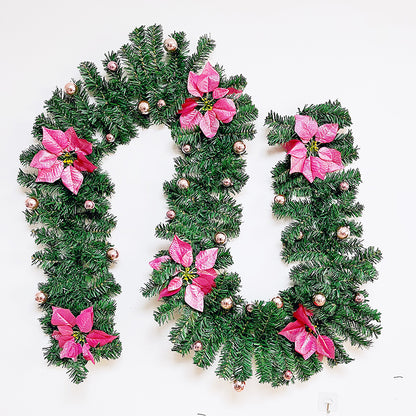 Christmas Decor - Artificial Flowers & Greenery, Gift Decor - Decorative Wreath for Home & Holiday