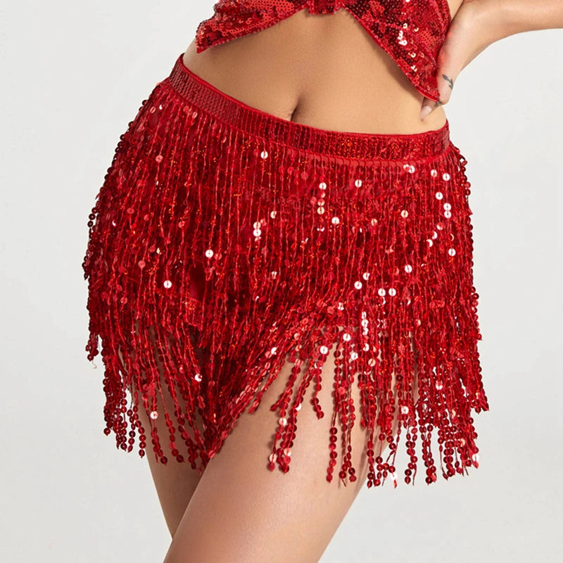 Latin Dance Hula Short Skirt Dress