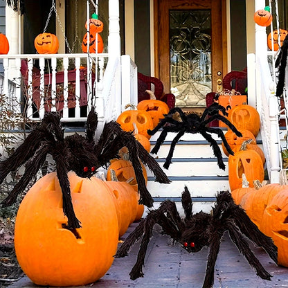 30cm/50cm/75cm/90cm/125cm/150cm/200cm Halloween Giant Black Spider