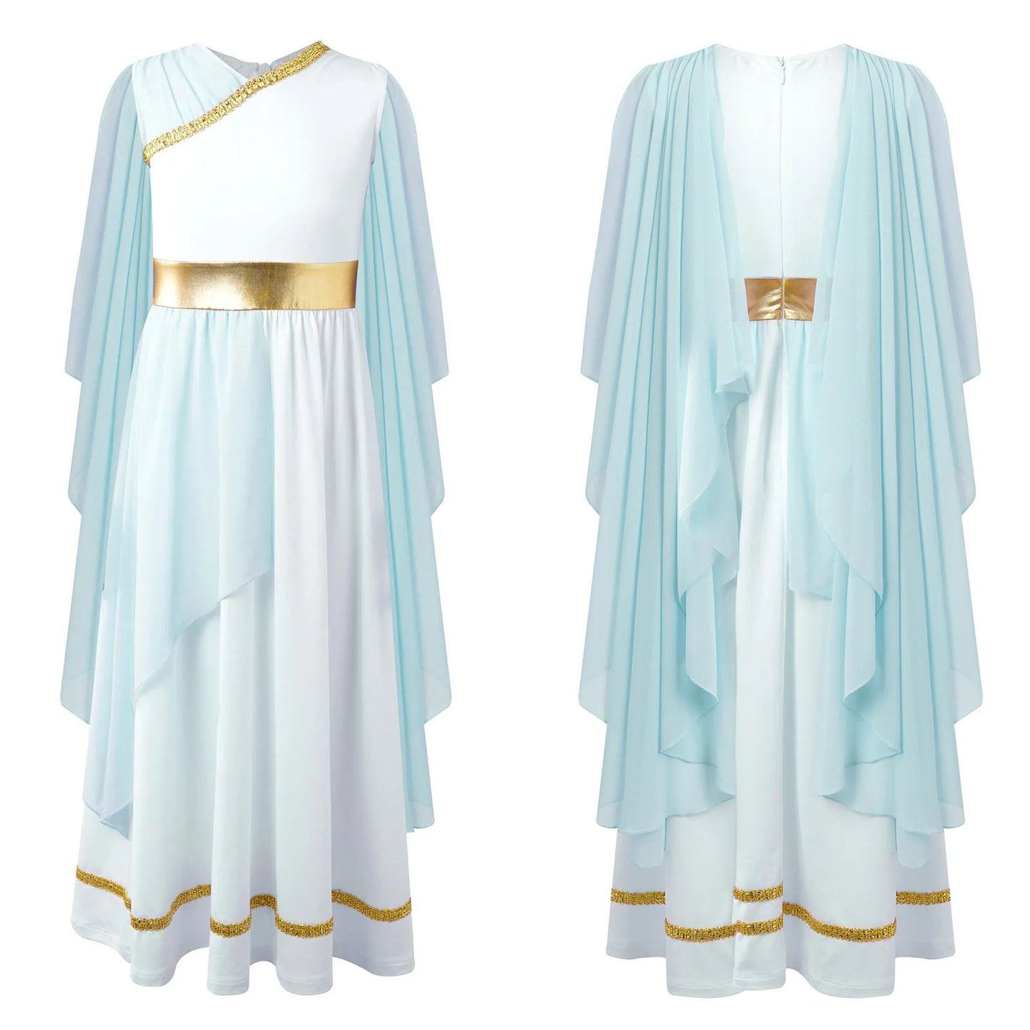 Girls Athena Costume Greek Princess Dress