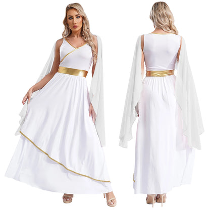 Womens Ancient Greek Toga Goddesses Costume