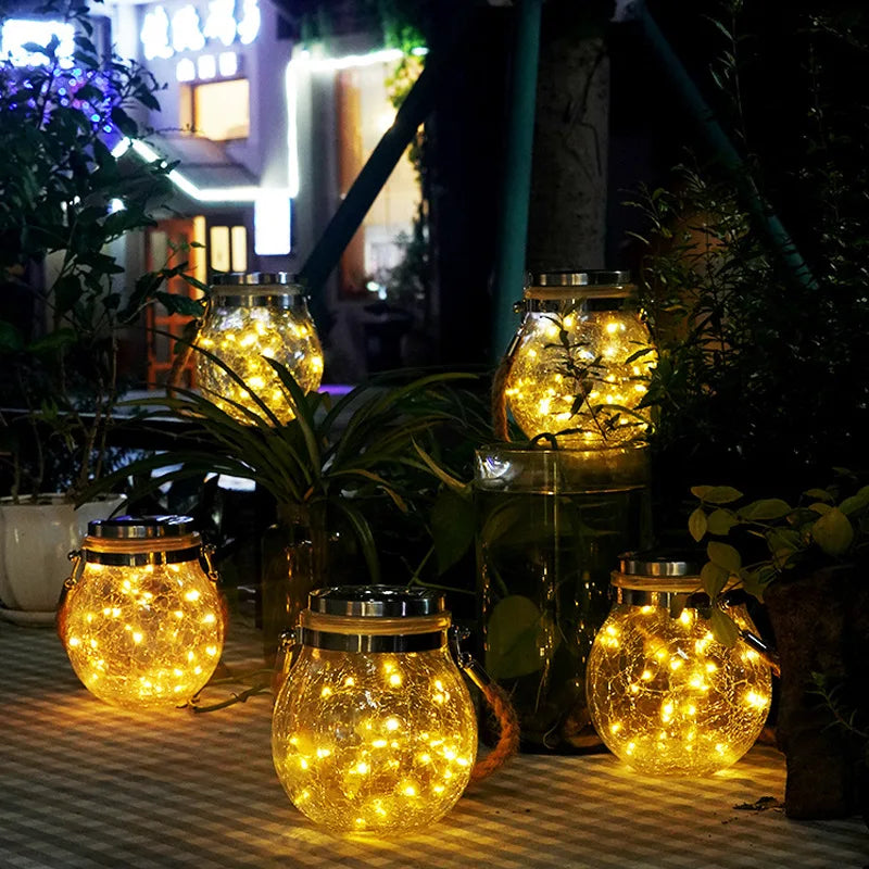 Solar LED Lights Popping Ball  Fairy Light