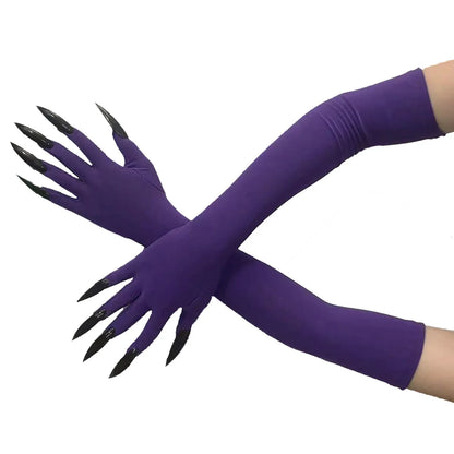 Cool Halloween gloves Green Ghost claws