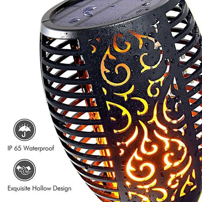 12LED Solar Flame Light Outdoor,Waterproof 12LEDs