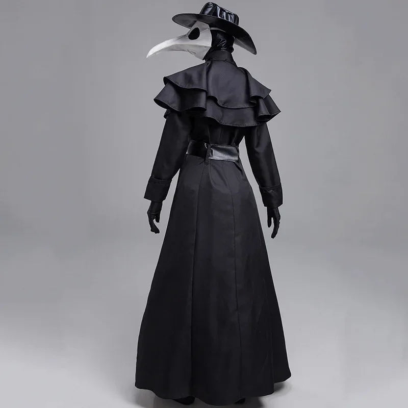 Medieval Hooded Robe Plague Doctor Costume