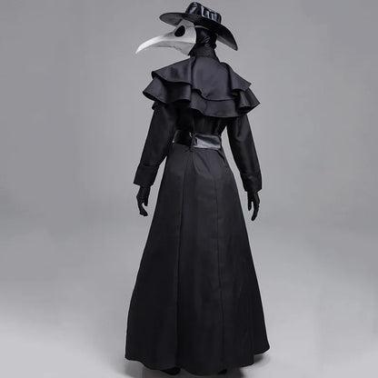 Medieval Hooded Robe Plague Doctor Costume