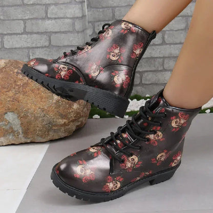 Women's Printed Short Boots Autumn/Winter