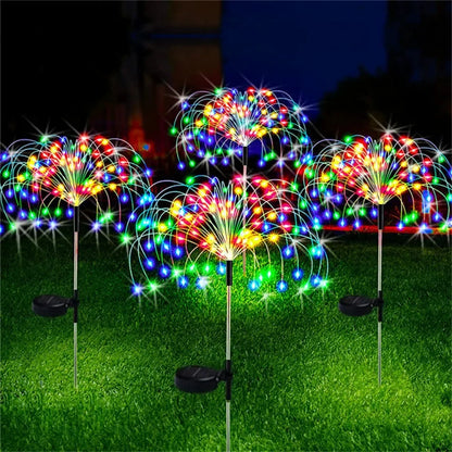 Solar Ground Insertion Dandelion Light String - Outdoor Waterproof Christmas Decorative Light