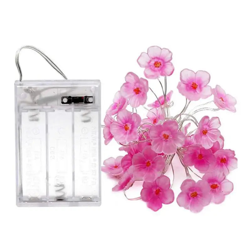 30LEDS Cherry Blossom Fairy String Lights - Pink Flower