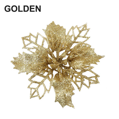 Artificial Flower Hollow Ornaments – Christmas Tree Decor