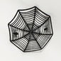Halloween Candy Basket Black Orange Spider Web