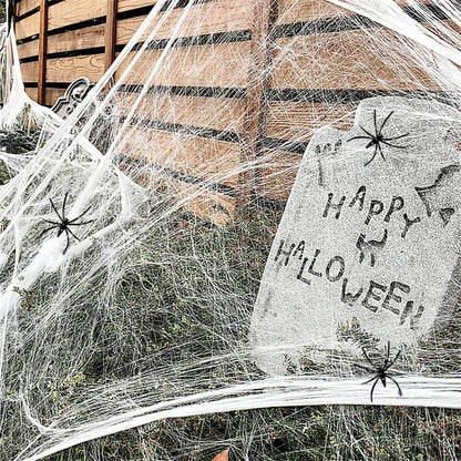 Halloween Decoration White Spider Web