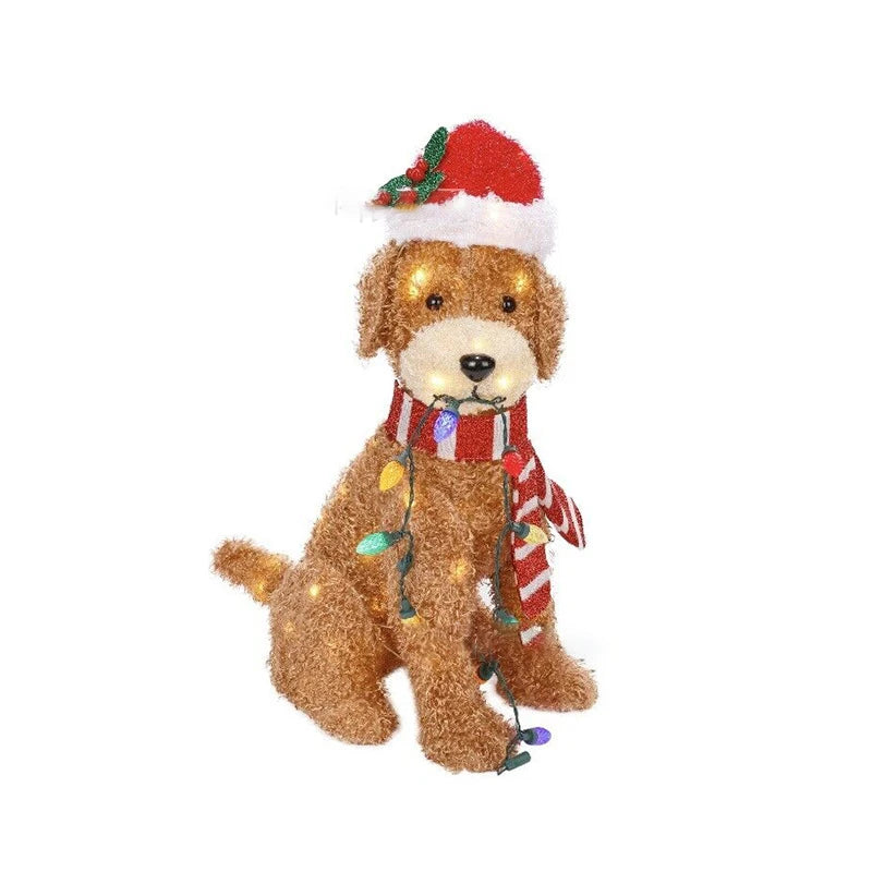 LED Christmas Dog Yard Decor