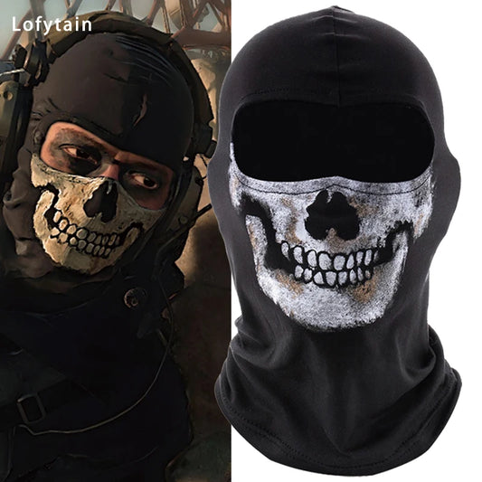 Lofytain COD:MW2 Ghost Skull Balaclava Ghost