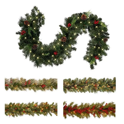 Christmas Wreath - Elegant Seasonal Decor - Decorative Wreath for Home & Holiday