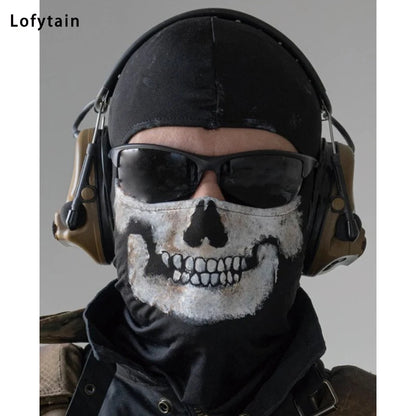 Lofytain COD:MW2 Ghost Skull Balaclava Ghost