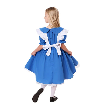 Alice Blue Lolita Maid Dress for Women