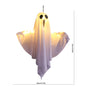 Glowing White Ghost LED Hanging Ghosts