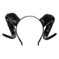 Black Demon Horn Headdress Cosplay Headwear