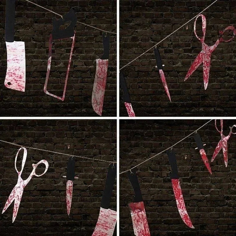 Bloody Weapons Garland Banner