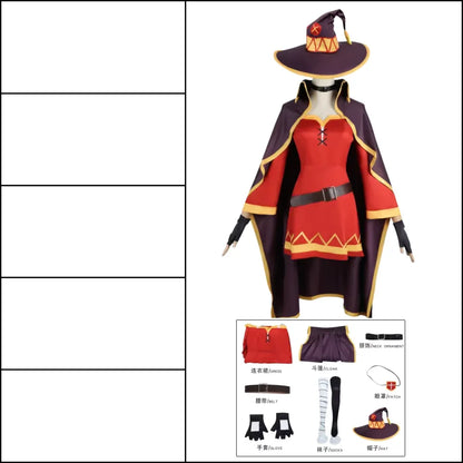 Anime Megumin Cosplay Costume