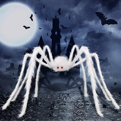 Big Plush Spider Scary Halloween Decoration
