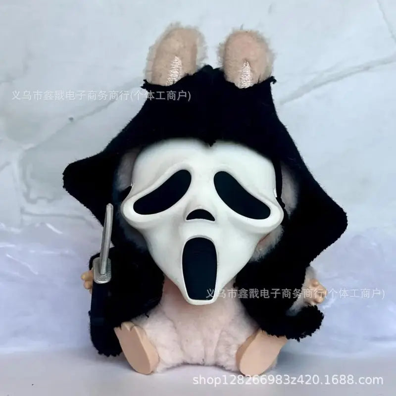 For/Cloth Labubu Doll Diy Terror Mask