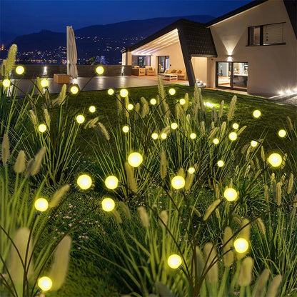 10LED Solar Firefly Lights Elegant Seasonal Piece