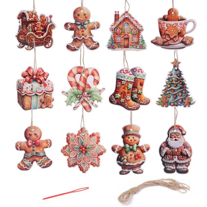 Xmas Gingerbread Man Ornaments