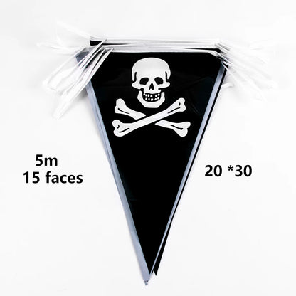 5m Halloween Pirate Banners