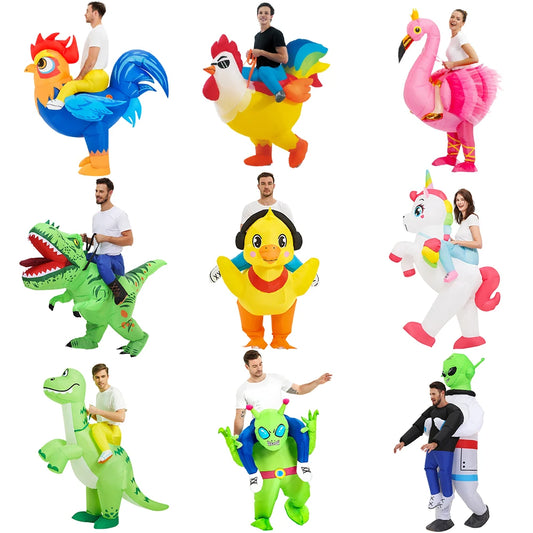 Anime Dinosaur Inflatable  Party Costume for Adults and Kids - Festivewarehouse™