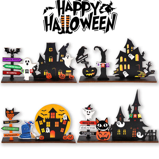 Halloween Character Wooden Pendant Trick or Treat - Festivewarehouse™