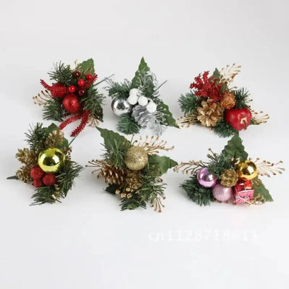 Christmas Gift Decor - Festive Decorative Accessories - Decorative Wreath for Home & Holiday