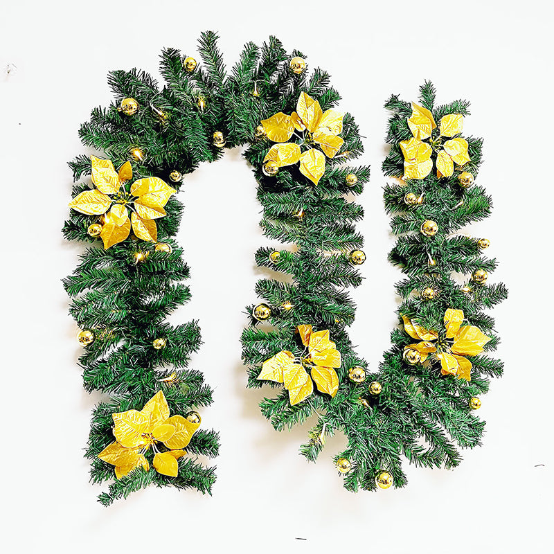 Christmas Decor - Artificial Flowers & Greenery, Gift Decor - Decorative Wreath for Home & Holiday