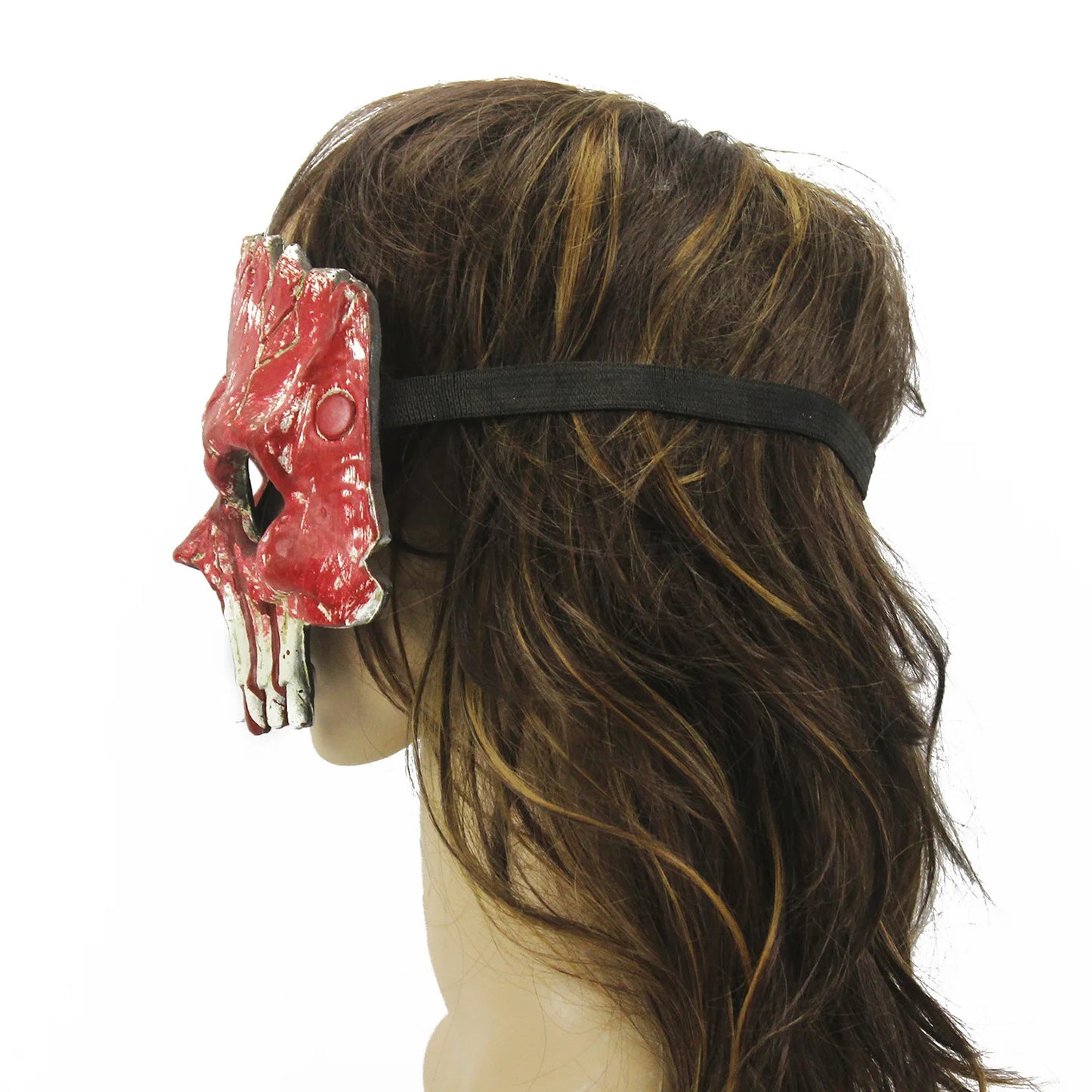 Realistic 3D Skeleton Half Mask