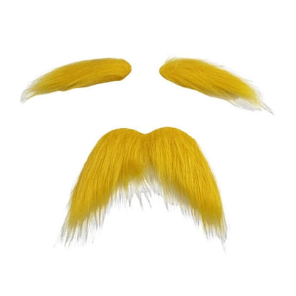 Yellow Mustache and Eyebrows