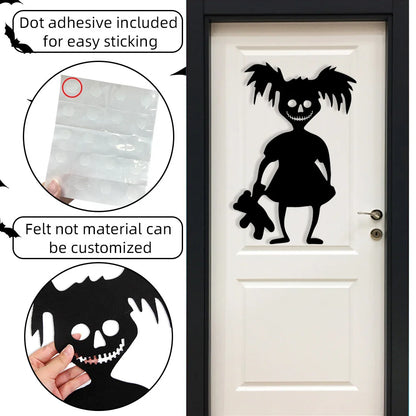 Halloween Horror Door Stickers
