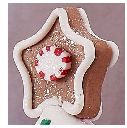 Soft Pottery Christmas Tree Lollipop Cane