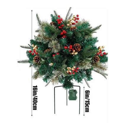 Artificial Outdoor Christmas Tree with LED – 8 Lighting Modes