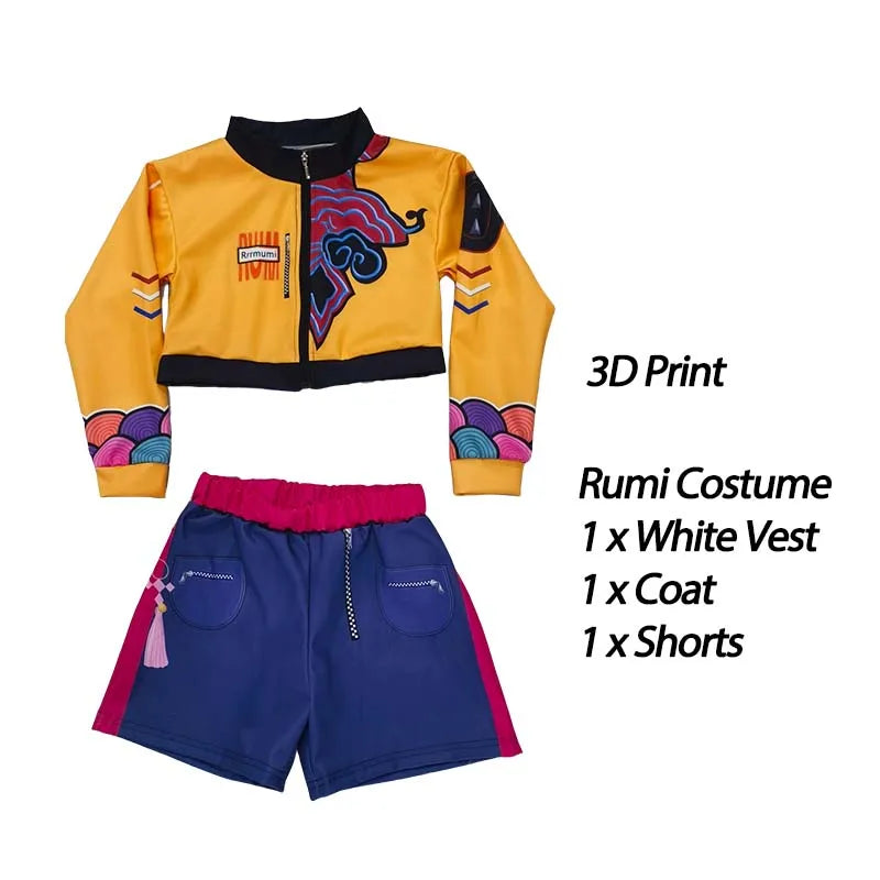 Anime K-Pop Mira Rumi Zoey Cosplay Costumes