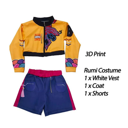 Anime K-Pop Mira Rumi Zoey Cosplay Costumes