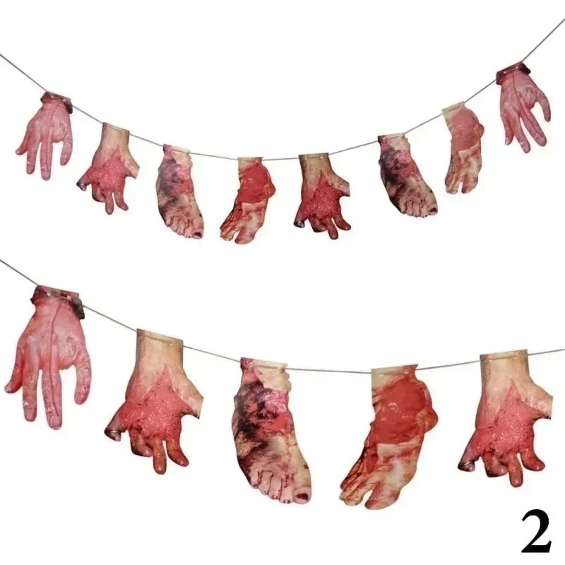 Bloody Weapons Garland Banner